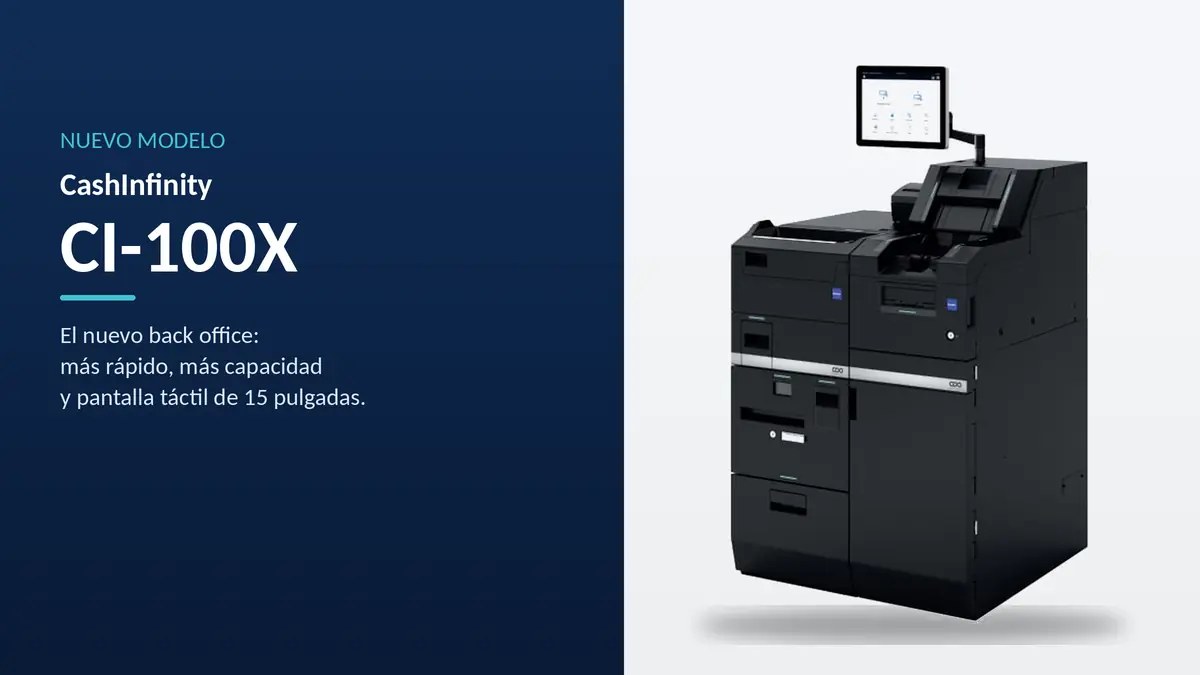 Llega el nuevo CashInfinity CI-100X para el back office