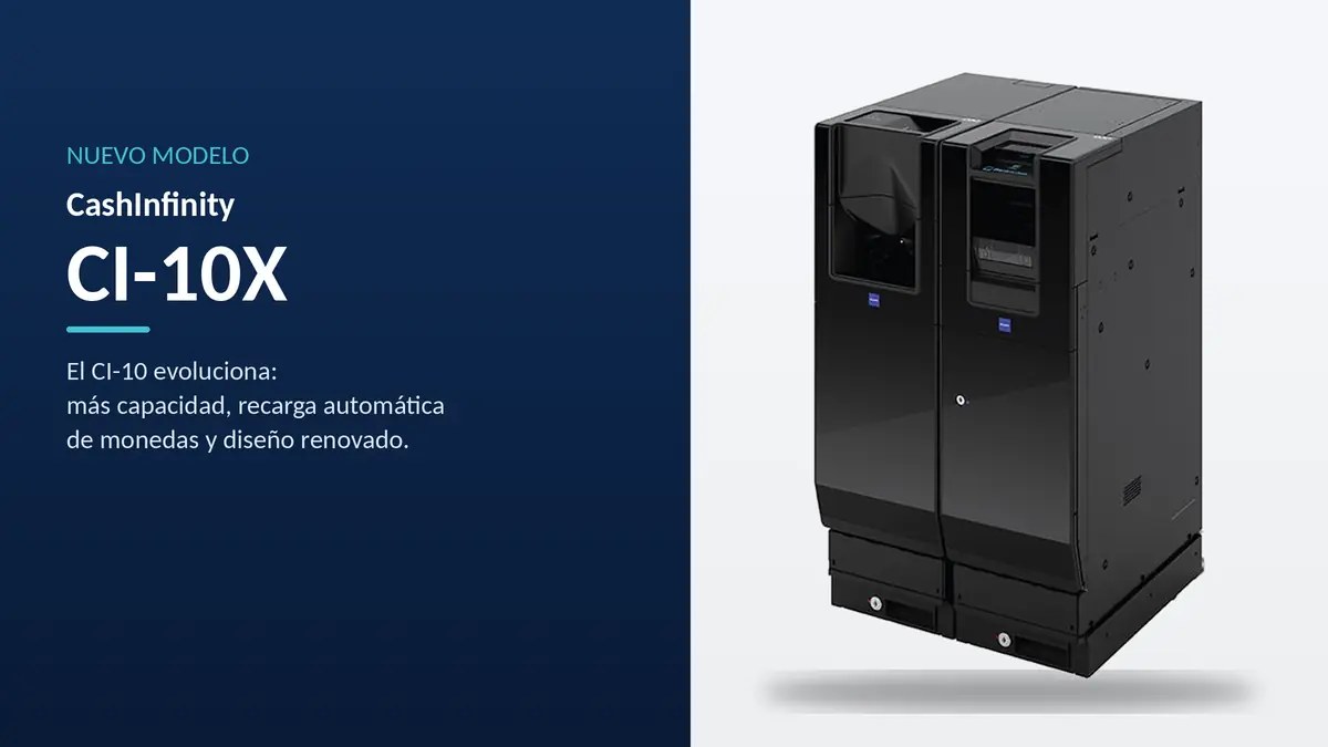 Llega el nuevo CashInfinity CI-10X, la evolución del CI-10