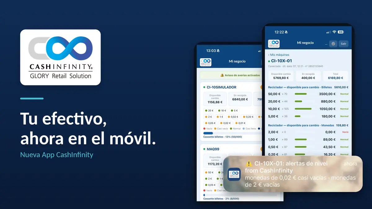 Nueva App CashInfinity: el control de tu efectivo, en tu móvil